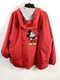 Disney Men Red Mickey Mouse Jacket XXL image number 2