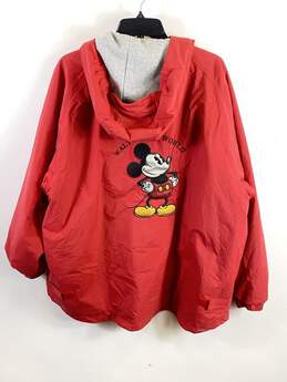 Disney Men Red Mickey Mouse Jacket XXL alternative image