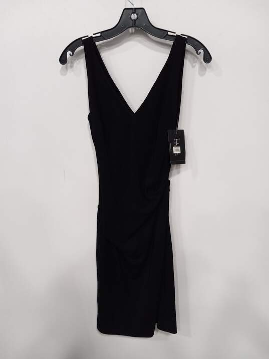 Nicole Miller Studio One Women's Black Sleeveless Mini Dress size 4 NWT image number 1