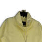 NWT Womens Yellow Thumb Hole Welt Pocket Pullover Hoodie Size XL image number 3