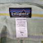 Patagonia MN's Long Sleeve Stripe Pale Green Pearl Button Shirt Size L image number 3