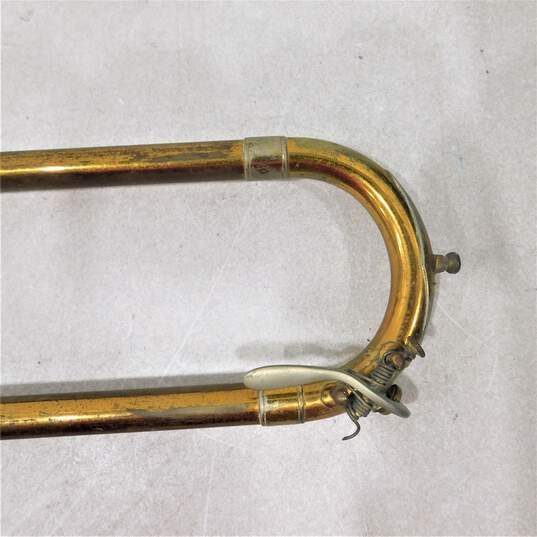 VNTG H. N. White/King Brand Cleveland Superior Model Trombone w/ Case and Mouthpiece (Parts and Repair) image number 7