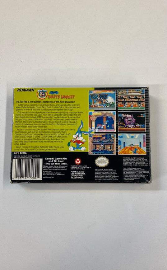 Tiny Toon Adventures: Buster Busts Loose! - Super Nintendo (CIB) image number 2