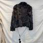 Wilsons Leather Maxima Black Long Sleeve Fur Coat Jacket Size M image number 2