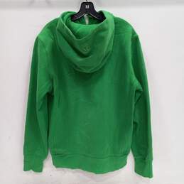 Lululemon Men's Green Cotton Full Zip Hoodie with Chest Pocket Size L alternative image
