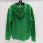 Lululemon Men's Green Cotton Full Zip Hoodie with Chest Pocket Size L image number 2