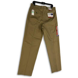 NWT Womens Beige Cotton Pockets Straight Leg Madison Chino Pants Size 34X34 alternative image