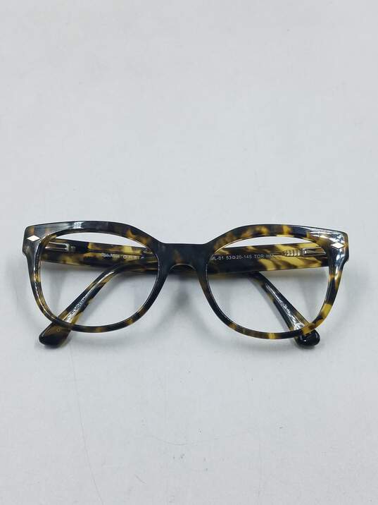 Stylemark Optical Tortoise Round Eyeglasses image number 1