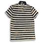 NWT Lucky Brand Womens Multicolor Striped Round Neck Pullover T-Shirt Size Small image number 2