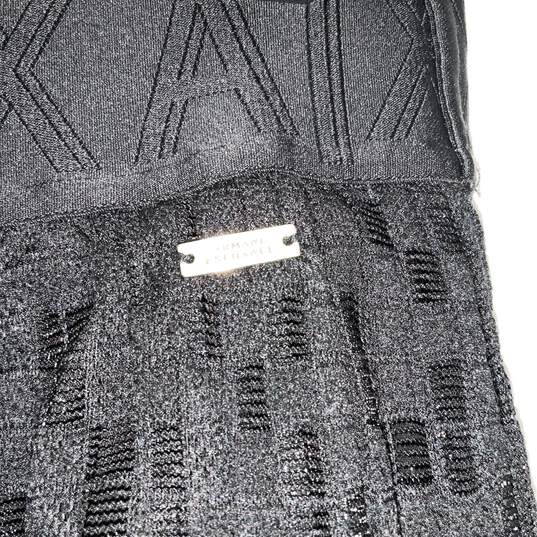 NWT Womens Black Lace Double Layered Semi See Pull On Maxi Skirt Size 6 image number 3