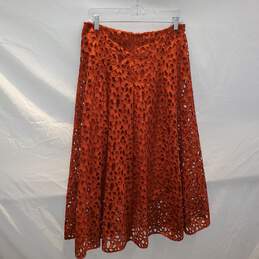 Vince A-Line Lace Embroidered Skirt NWT Size 8 alternative image