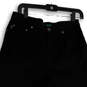 Womens Black Denim Dark Wash Pocket Stretch Regular Fit Cropped Jeans Sz 10 image number 3