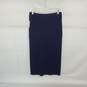 Alexia Admor Dark Purple Long Ribbed Knit Skirt WM Size L NWT image number 2