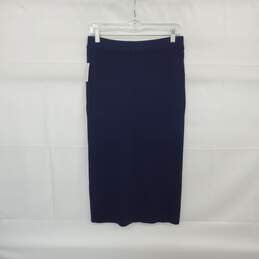 Alexia Admor Dark Purple Long Ribbed Knit Skirt WM Size L NWT alternative image