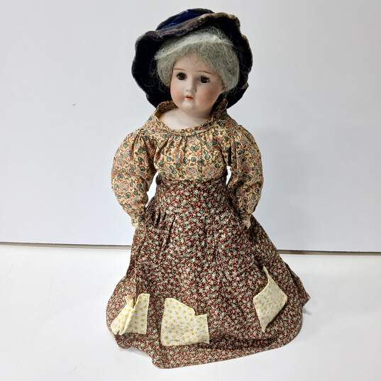 Germany Mabel Porcelain Doll w/ Stand image number 1