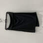 Womens Black Elastic Waist Stretch Mid Length Wrap Athletic Skirt Size S image number 2