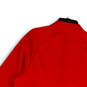 Mens Red Chicago Blackhawks Long Sleeve Quarter Zip Pullover T-Shirt Size L image number 4