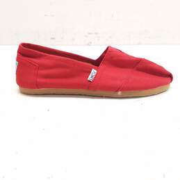Toms Classic Slip On Shoes Red 7.5