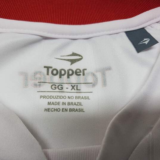 Topper Athletic Short Sleeve Soccer Jersey Signed XL NWT image number 4