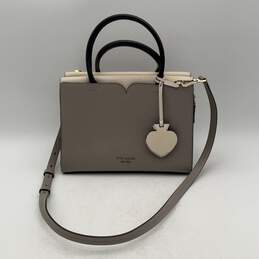Kate Spade Womens Multicolor Leather Adjustable Strap Zipper Crossbody Bag