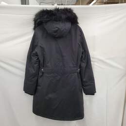 1 Madison Expedition WM's Polyester & Cotton Blend Black Zipper Parka & Faux Fur Hood Size L/G alternative image