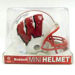 Melvin Gordon Autographed Wisconsin Badgers Helmet w/ JSA COA alternative image