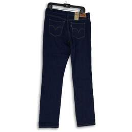 NWT Levi Strauss & Co. Womens Blue 314 Denim Shaping Straight Leg Jeans Size 31 alternative image