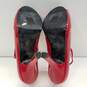 Pin Up Couture Cutiepie Red Heels Women's Size 8 image number 5