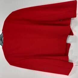Nine West Women's Fire Red Open Front Stretch Blazer Size 16 NWT alternative image