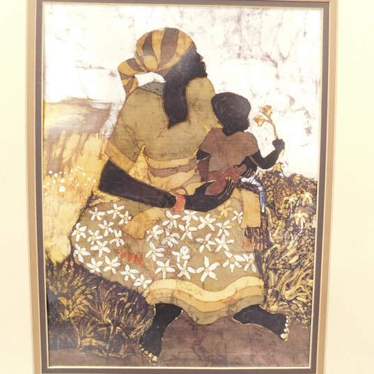 Mother and Child Paul Nzalamba Print Signed image number 2