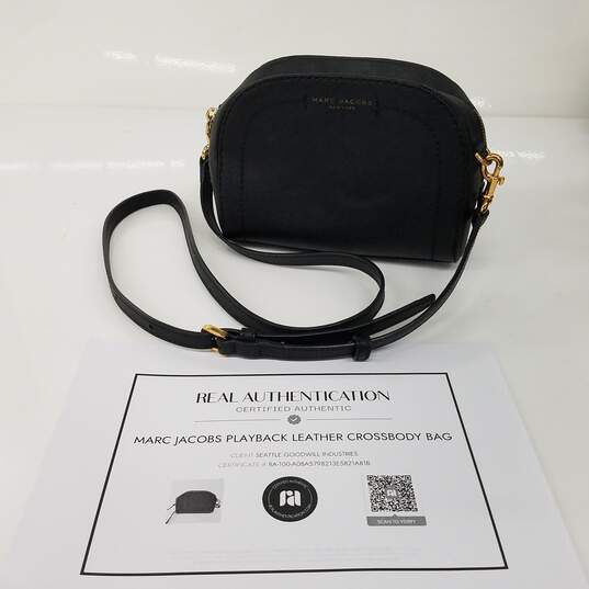 Marc Jacobs Playback Black Saffiano Leather Crossbody Bag image number 1