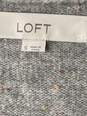 Loft Women Gray Maxi Sweater Size S image number 3