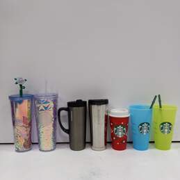 Bundle of Seven Assorted Starbucks Cups