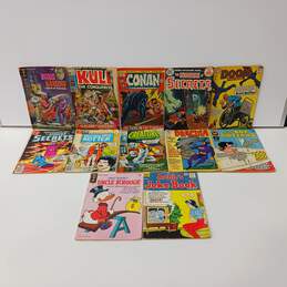 Bundle of 12 Vintage Mixed Genre Comic Books alternative image