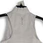 NWT Womens White Sleeveless Mock Neck Full-Zip Activewear Vest Size Small image number 4