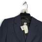 NWT Womens Dark Gray Notch Lapel Single Breasted One Button Blazer Size 4 image number 3