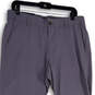 NWT Mens Gray Flat Front Slash Pocket Straight Leg Chino Pants Size 34X30 image number 3