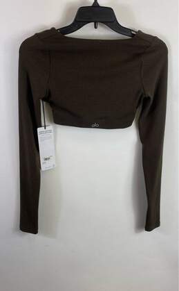 Alo Brown Long Sleeve - Size X Small alternative image