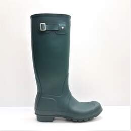 Hunter Rubber Tall Wellington Rain Boots Green 11