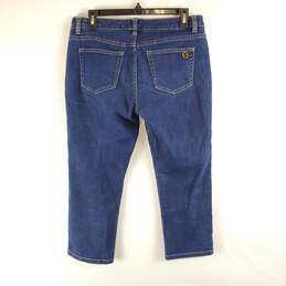 Michael Kors Women Blue Capri Denim Jeans Sz 4 alternative image
