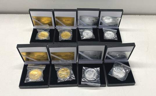 Assorted Cryto Replica Novelty Coins Bitcoin Doge Ethereum IOB image number 1