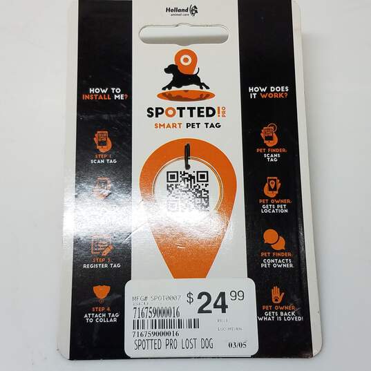 Spotted! Pro Smart Pet Tag For Dogs image number 2