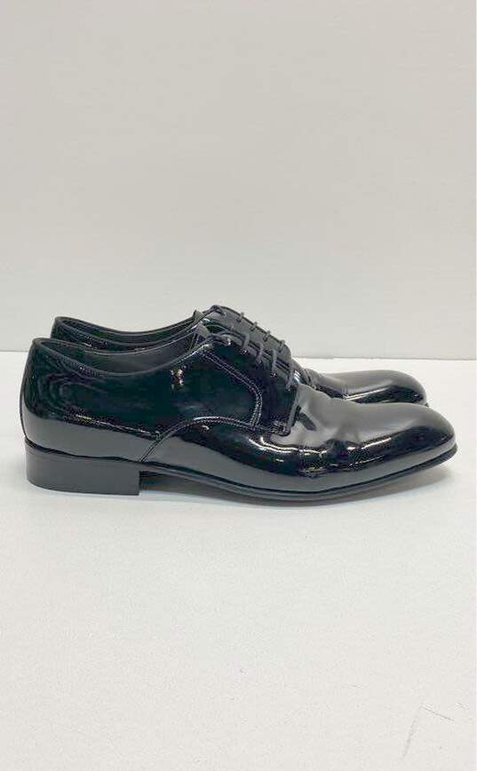 Lanvin Patent Leather Derby Shoes Black 9 image number 2