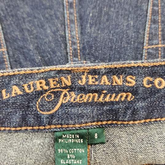 Lauren Ralph Lauren Women's Blue Jeans SZ 8 NWT image number 3