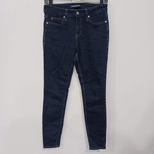CK Women's Blue Denim Jeans Size 28x30 image number 1