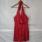 L Space by Monica Wise Red Halter Top Shirt Women's M NWT image number 1