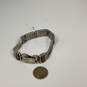Designer Brighton Silver-Tone Engraved Heart Clasp Chain Bracelet image number 3