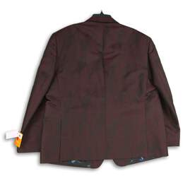 NWT Tallia Mens Purple Notch Lapel Long Sleeve Single-Breasted Blazer Size 56R alternative image