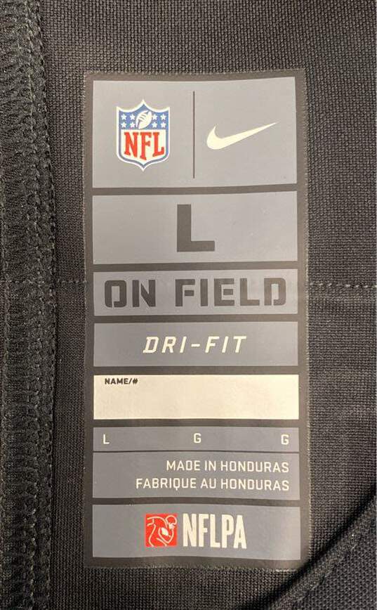 Nike NFL Raiders Black Jersey 84 Brown - Size Large image number 3