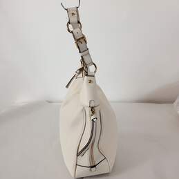 Calvin Klein Classic Pebble Ivory Leather Shoulder Hobo Satchel Bag alternative image